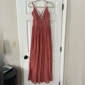 Lulus Rusty Rose Maxi Dress - SIZE M
*worn once*